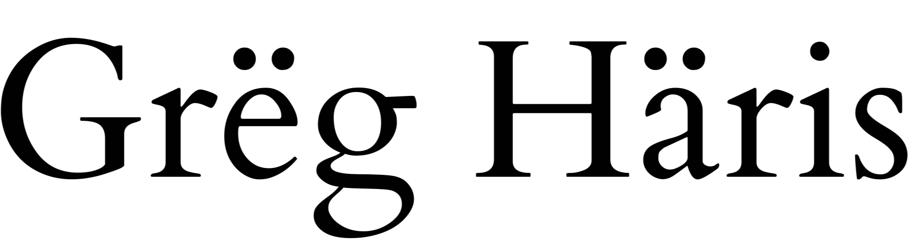 Greg Haris Logo